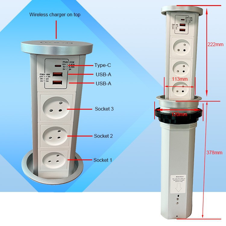 Pop Up Electrical Outlet For Island high quality